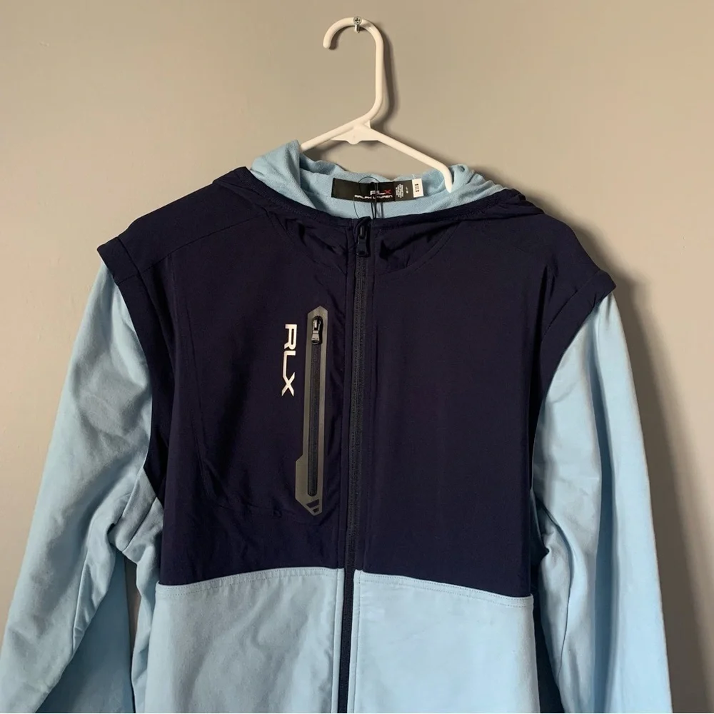 NWT. RALPH LAUREN Men’s Convertible Stretch Terry Jacket
